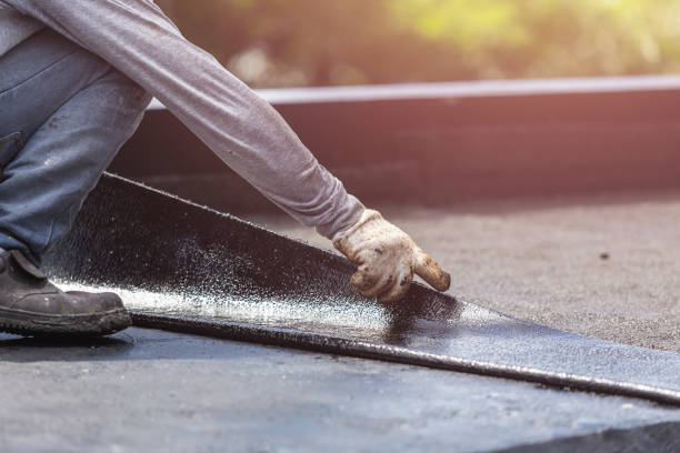 Professional Crawl Space Encapsulation technician working in Bitely, MI
